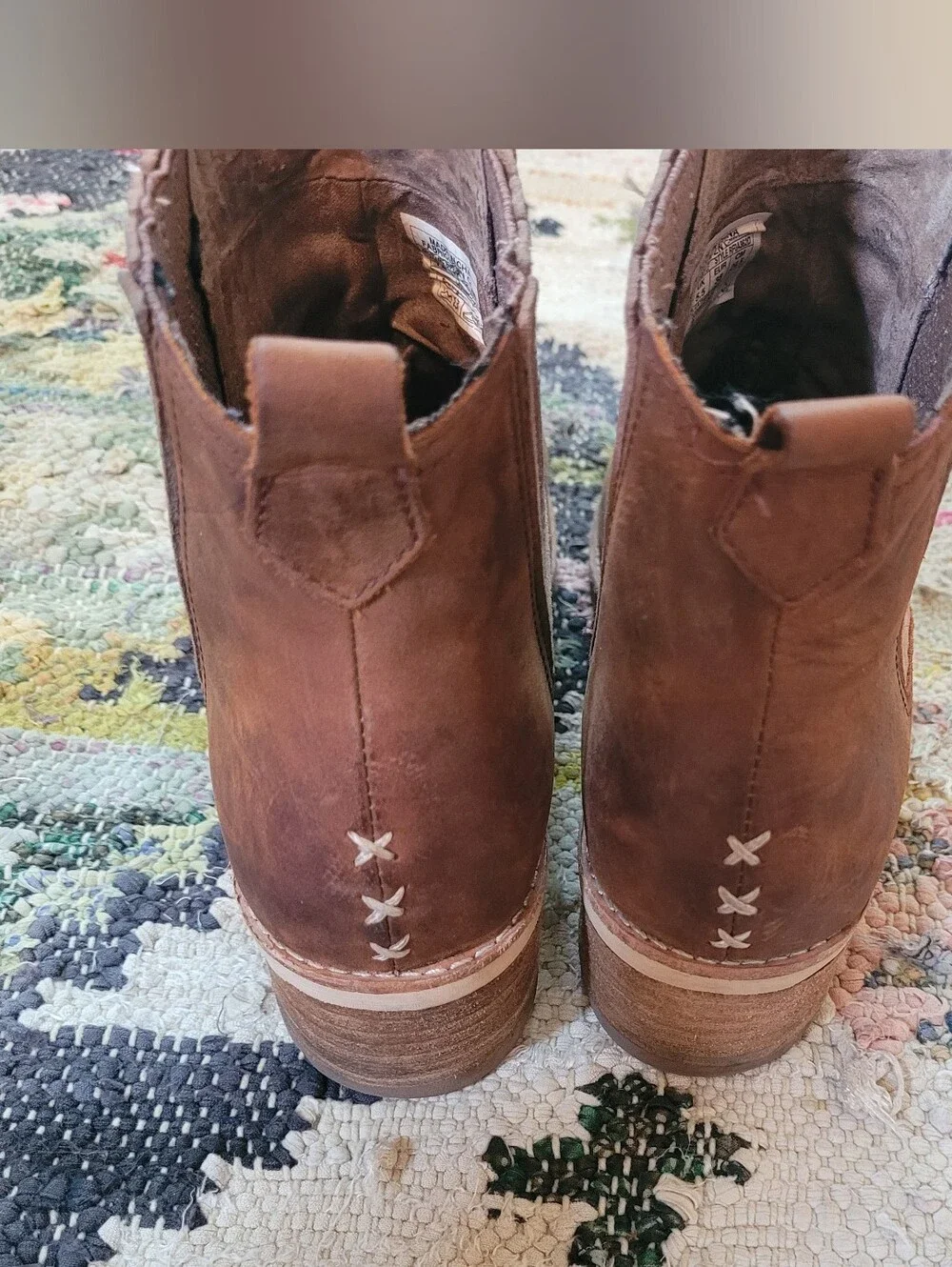 Reef Brown Leather Chelsea Ankle Boots